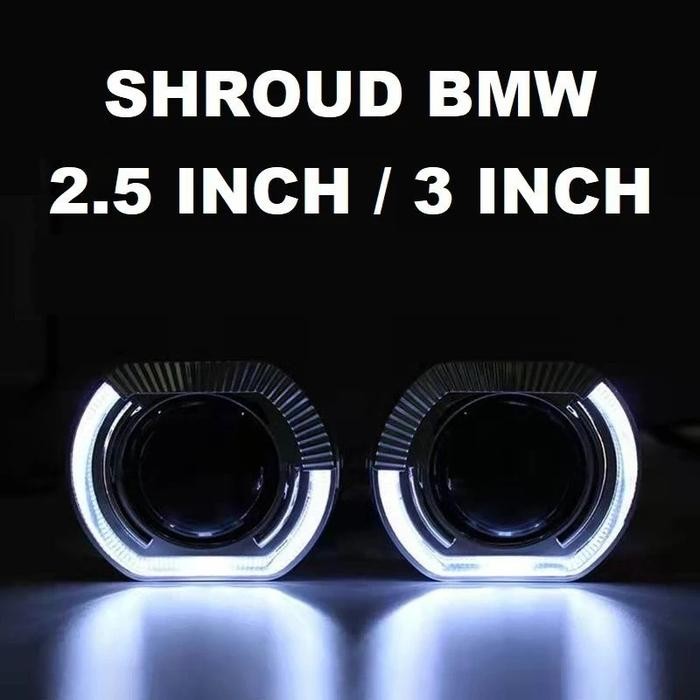 Lampu Shroud BMW Sport 3 Inch Angel Eye Kanan Kiri Shroud BMW
