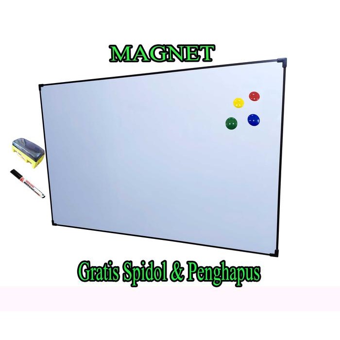 

(Imk) - Papan Tulis Whiteboard 80X120Cm