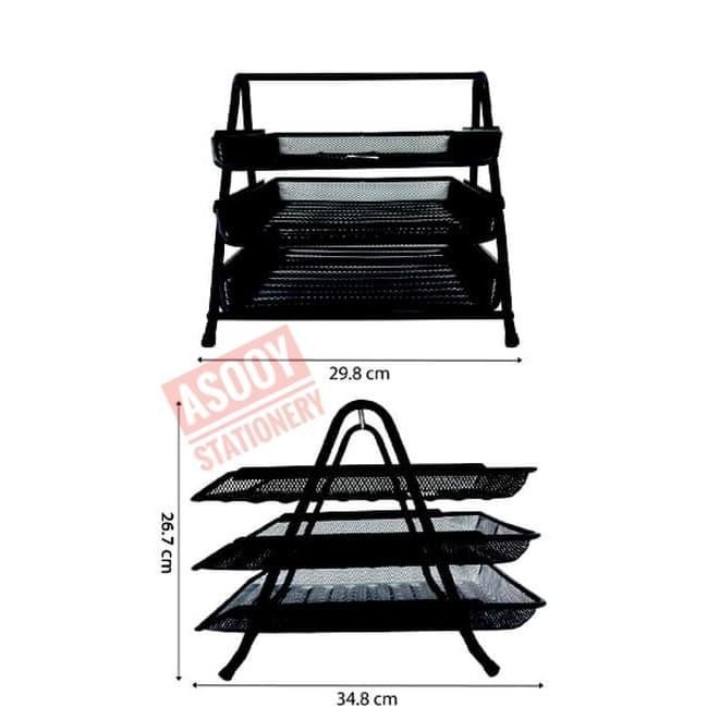 

Jual Rugi! Elevated Tray 3 Susun Joyko / Document Tray / Dt-25