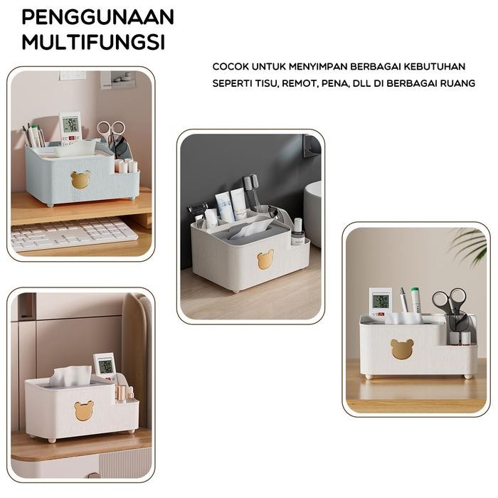 

Terlaris! Neoki Bsb3202 Storage Box Kotak Tempat Tissue Perkakas Box Rak File