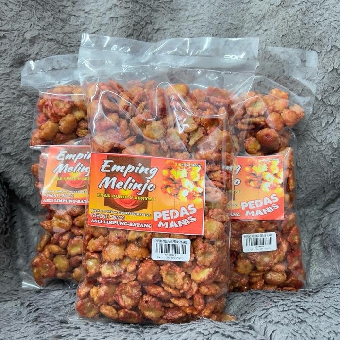 

Emping kletuk matang pedas manis 500gr sip makan