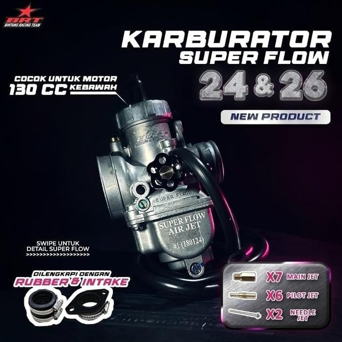 Karburator Karbu Pe Sf Brt 24Mm 26Mm Super Flow
