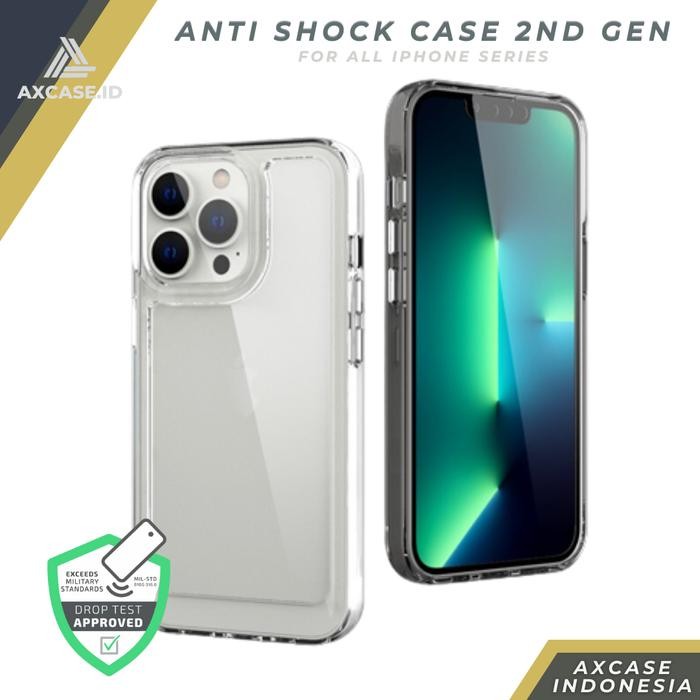 ID'' SQUARE EDGE ANTI CRACK CASE IPHONE X XR XS 11 PRO MAX 6 7 8 PLUS CLEAR