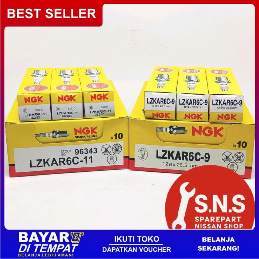 FREE ONGKIR BUSI NGK MOBIL NISSAN MARCH/DATSUN GO ORIGINAL NGK BISA COD