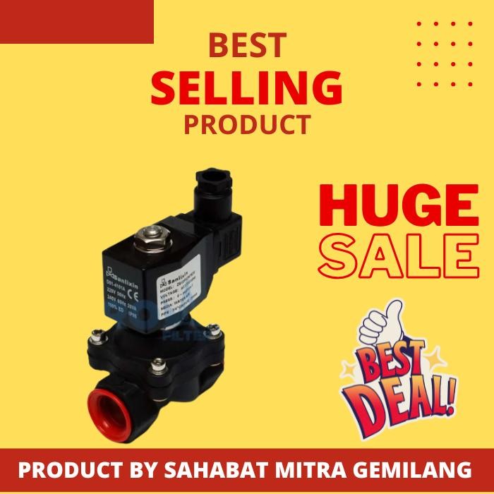 SOLENOID VALVE 1/2 INCH NYLON SANLIXIN