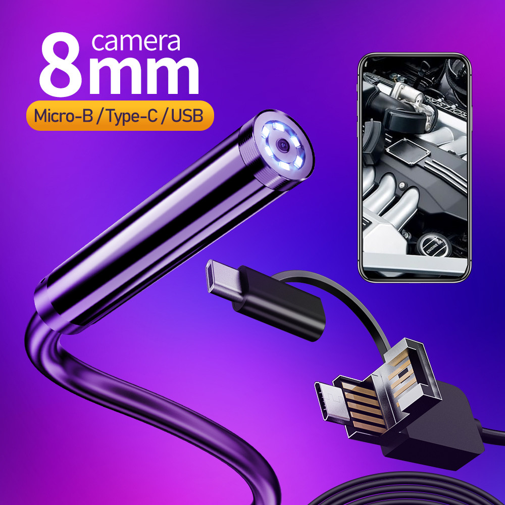 3 in 1 USB endoscope Waterproof endoscope Industrial endoscope HD