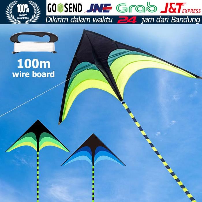 (Allthebest) Mainan Layangan Anak Ekor Panjang Besar Jumbo / Mainan Layang Layang