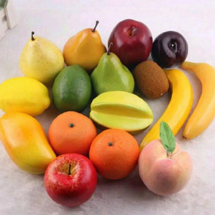 (Allthebest) buah hias artifisial replika buah pajangan jus fruits artificial fruit