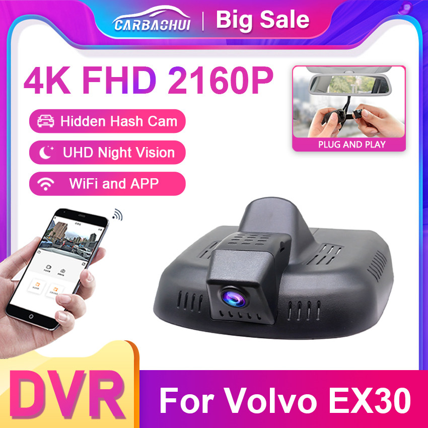 New 4K Dash Cam Camerahidden30 2024 2025 Car DVR UHD Night vision Plug and Play 4K Wifi Hidden DashC