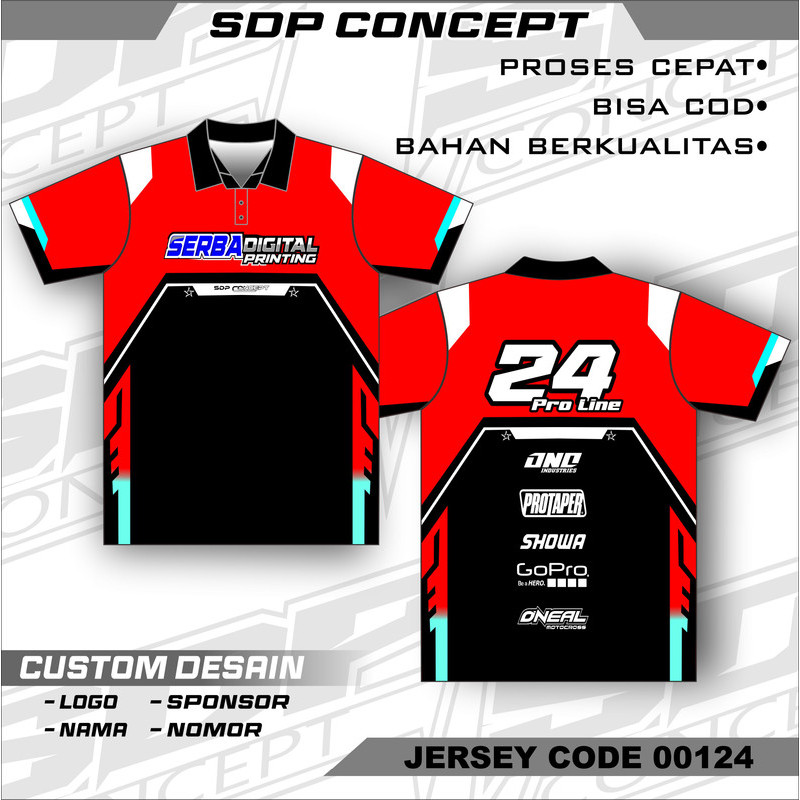Jersey Kaos Baju Racing Bola Timnas Futsal Full Printing Dragbike Basket Lengan Panjang Lengan Pende