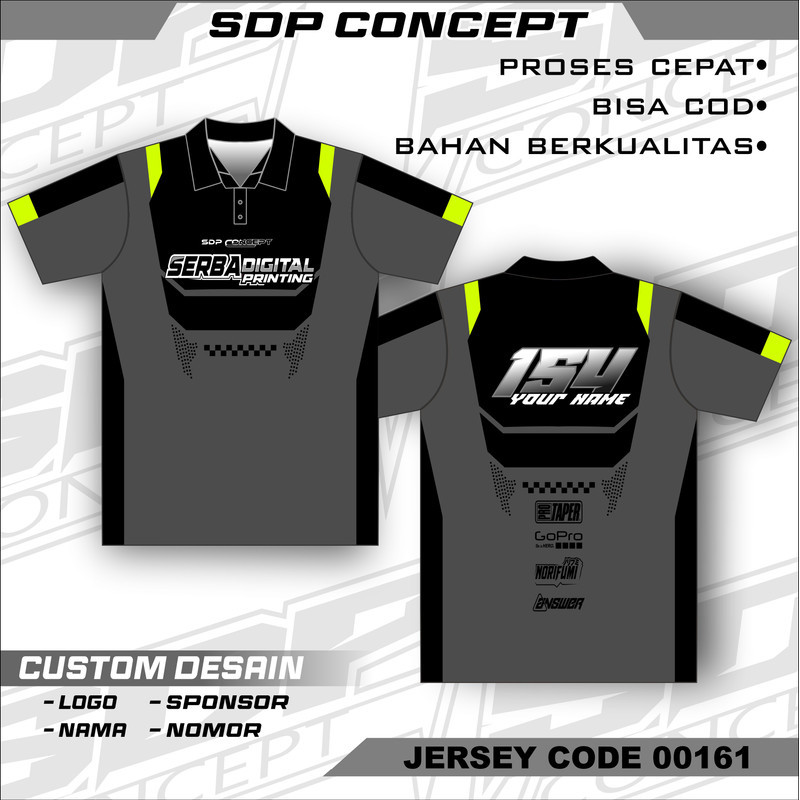Kaos Baju Jersey Racing – Full Printing Custom Motocross Touring Streetwear Vintage Dragbike – Lenga