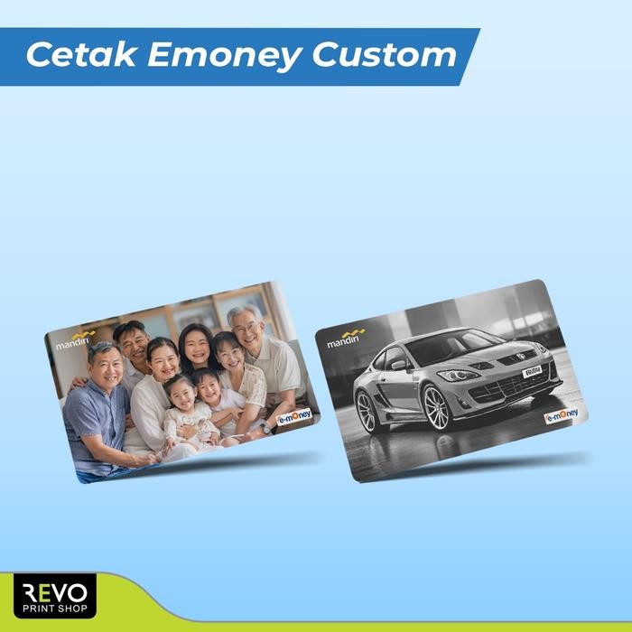 

TERLARIS Cetak E - money custom 2 sisi READY STOCK