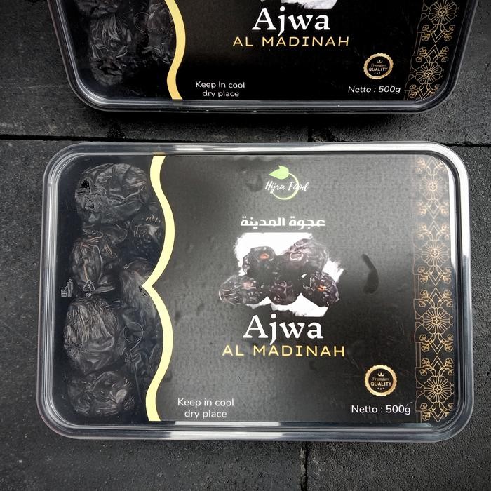 

DISKON Kurma Ajwa Al Madinah Premium Jumbo Pack 500g READY STOCK