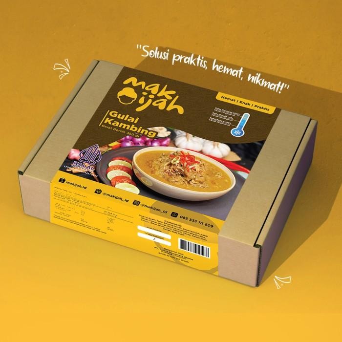 

(Allthebest) GULAI GULE KAMBING FROZEN FOOD MAKIJAH PRAKTIS HEMAT NIKMAT 350gr