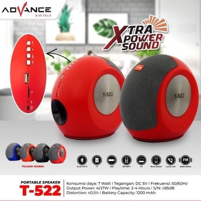 Speaker Bluetooth Music Box T522 Advance T-522