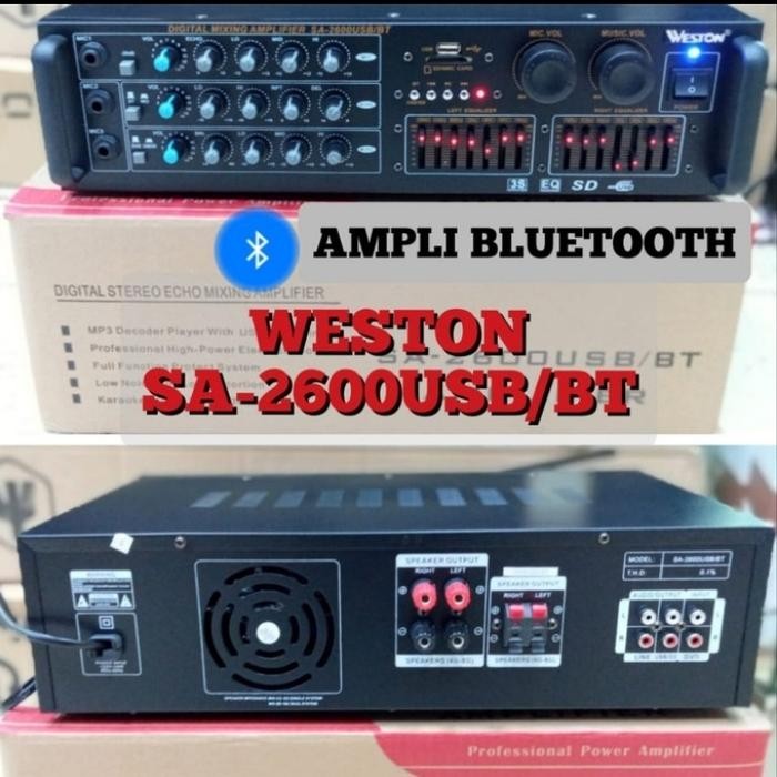 Amplifier Weston SA-2600 power ampli Bluetooth