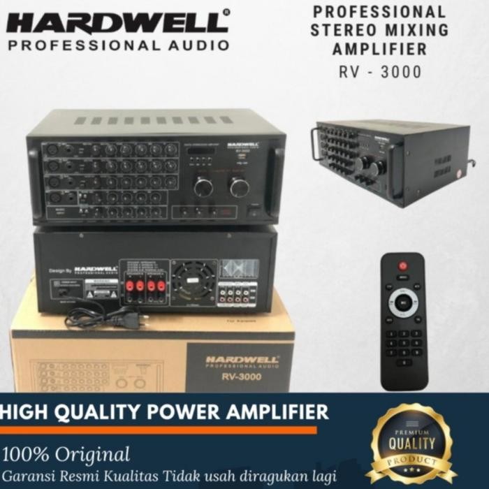 AMPLI HARDWELL RV3000 RV 3000 TERBARU ORIGINAL HARDWELL