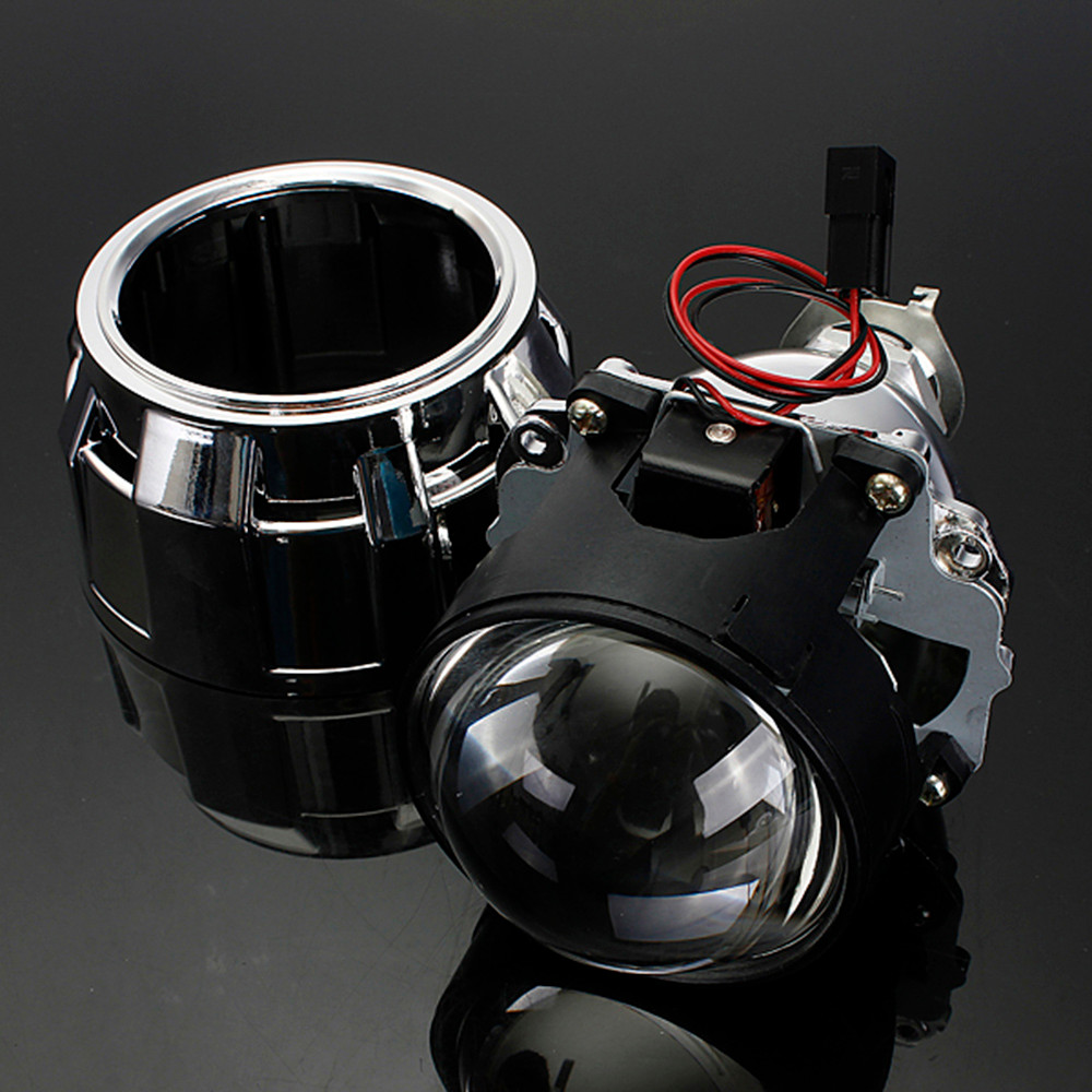 2.5 Inches Mini Bi-xenon Projector Lens Right Hand Drive for H1, H4 and H7 Bulb Right Drive with