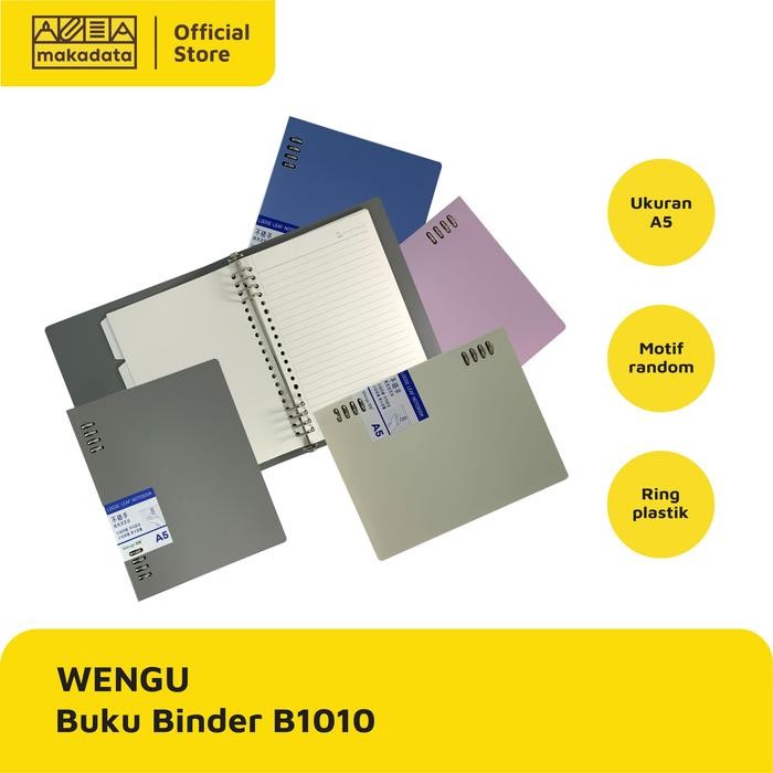 

BUKU BINDER NOTE A5 WENGU B1010 (1PCS) MURAH KODE 614