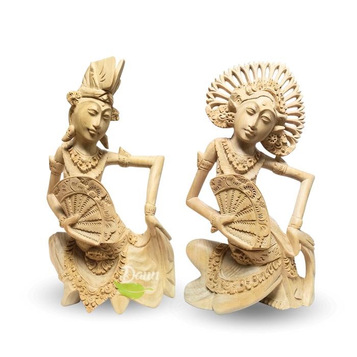 Ready Stok Patung Penari Bali Dekorasi Rumah Ukiran Bali