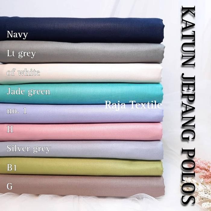 

KATUN JEPANG TWILL MINYAK - BAHAN KAIN COTTON JAPAN TOKAI SENKO POLOS KODE 831