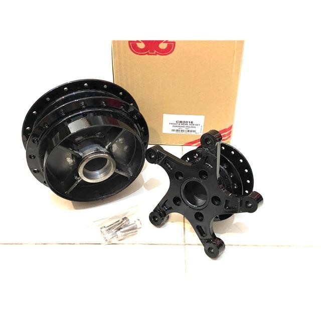 Ready Stok TROMOL SET CB 150 R NEW HITAM DEPAN DAN BELAKANG MERK SYS