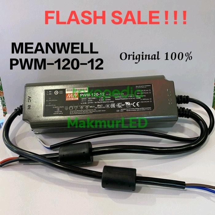 Power Supply Meanwell Pwm-120-12 / Meanwell 12V 120 Pwm12012