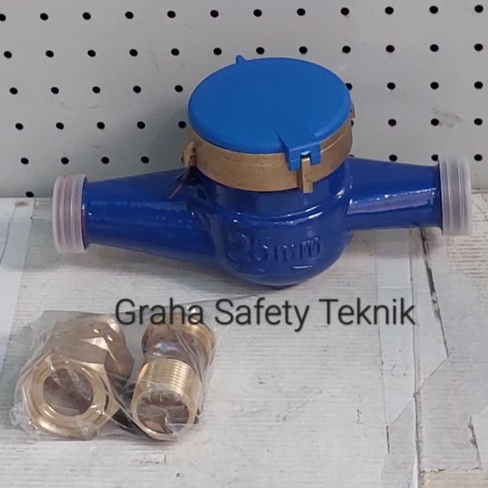 Water Meter 1" / Meteran Air 1 Inch Body Besi / Flow Meter