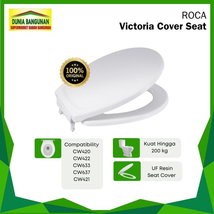 Seat Cover Toilet Roca Victoria Soft Closing/ Tutup Toilet