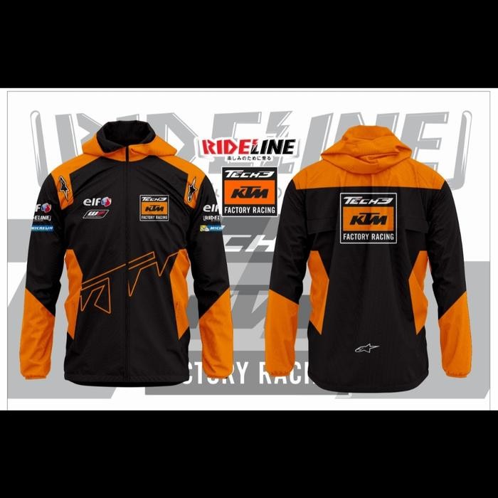 ORIGINAL JAKET HOODIE SUNMORI TOURING MOTOGP KTM TECH3 READY STOCK