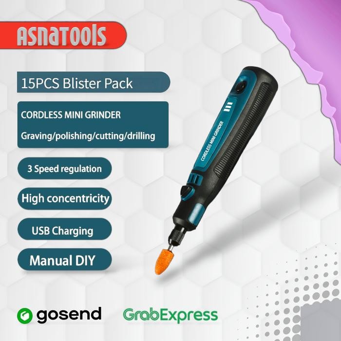 Boosch Ryu - Bor Mini Grinder Mini Drill Grinder Cordless Bor Elektrik Mini Bor