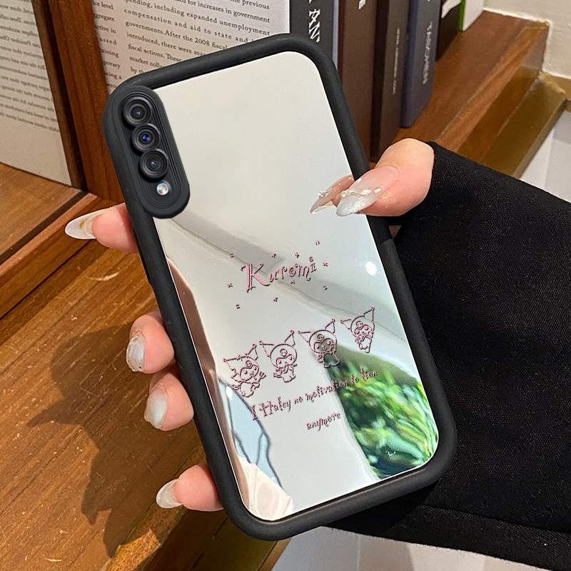 Casing Hp Samsung Galaxy A50 A50s A30s Case Casing HP Gambar Animasi pola Kesing Cesing cermin Kasin