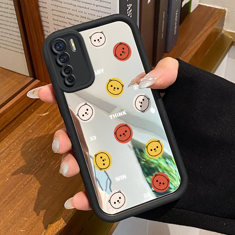 Casing Hp OPPO A91 OPPO F15 OPPO Reno 3 Case Casing HP Tatu Leopard pola Kesing Cesing cermin Kasing