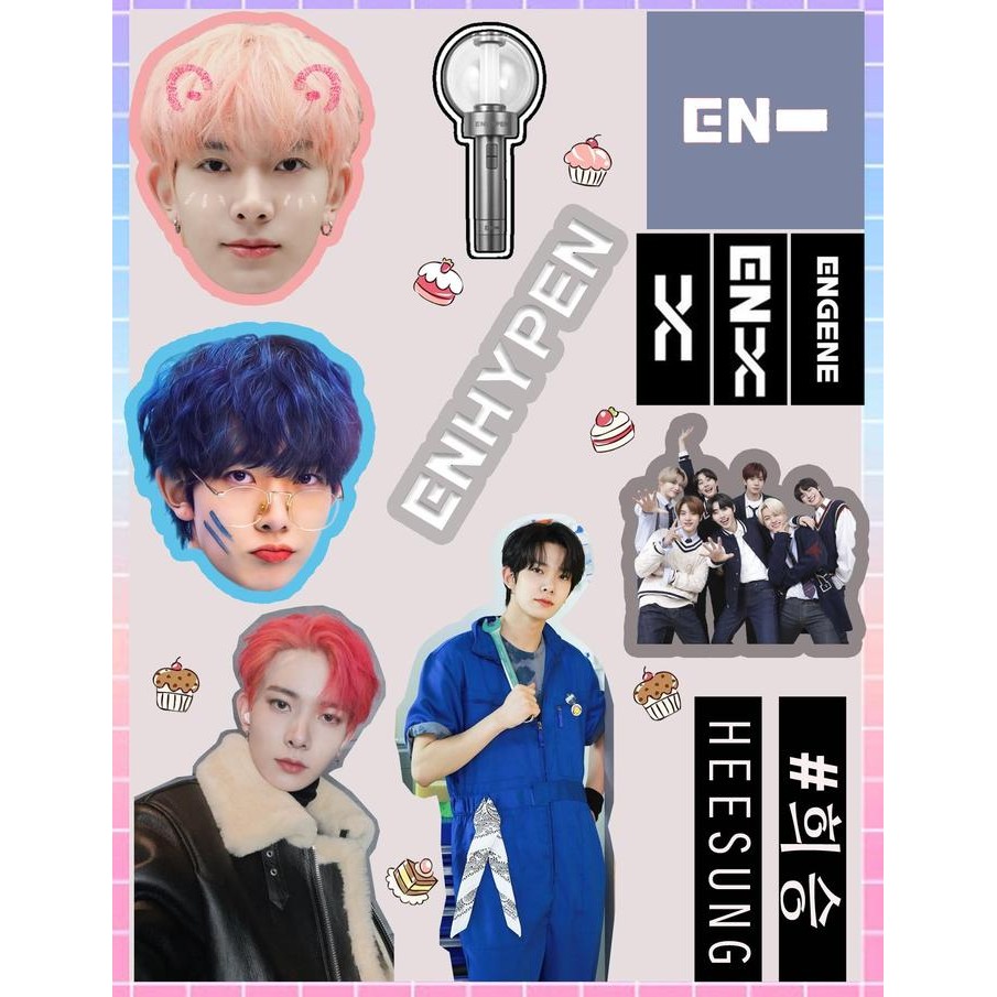 

[READY] STICKER ENHYPEN UNCUTTING BAHAN BERKUALITAS