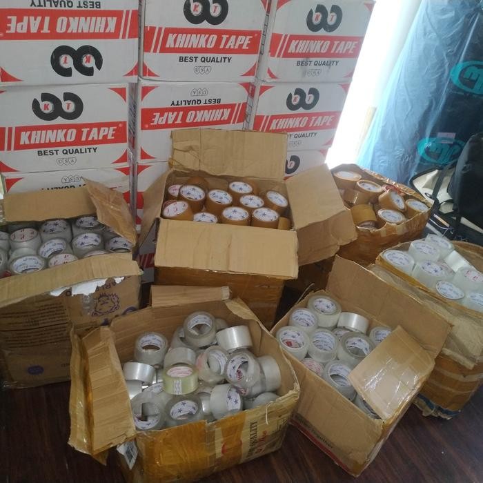 

Lakban 2 INCH SUPER MURAH Fragile/bening/coklat KILOAN (Merk random)