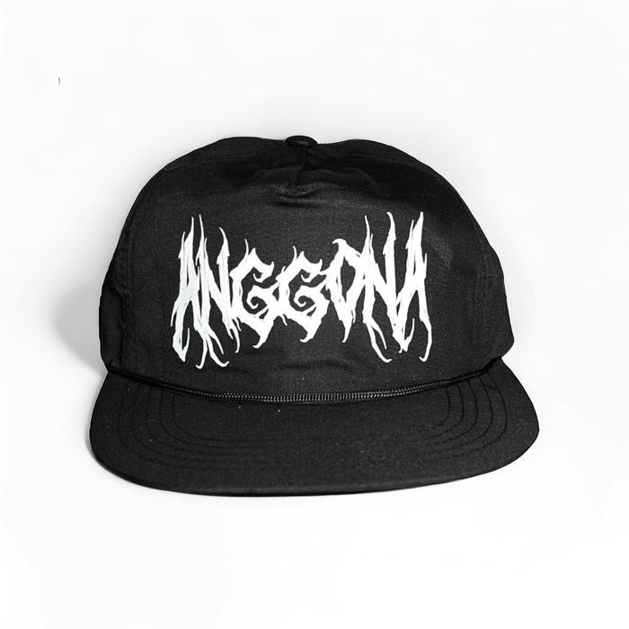 Topi Snapback Rope Hat Classic - Warna HItam Sablon Grafity Outfit Skena topi skena graffiti topi