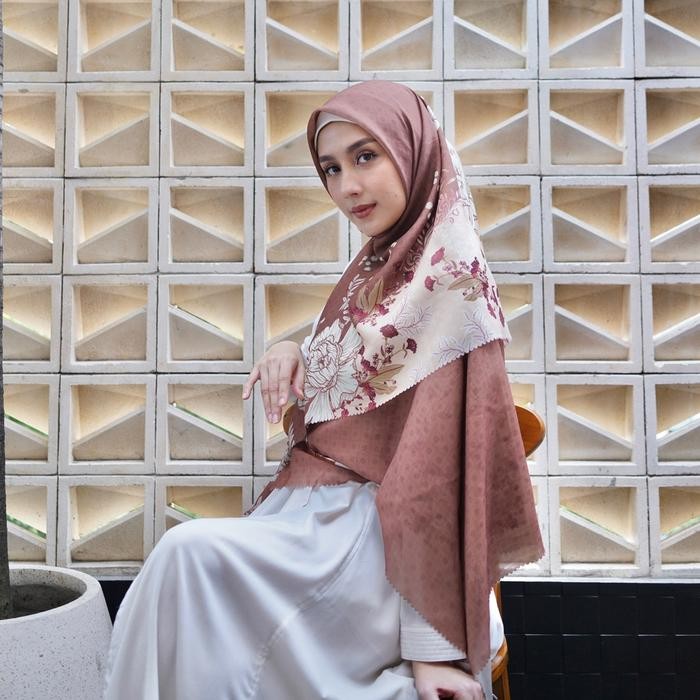 (Allthebest) HAMPRES HIJAB PARFUM TASBIH PREMIUM EKSKLUYSIF JILBAB PRINT BY DANYTA