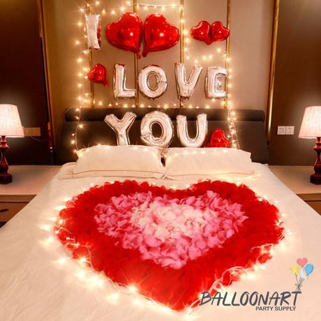 

Terlaris LOVE U SILVER LED SET DECORATION/DEKORASI HAPPY VALENTINE/ANNIVERSARY/WEDDING/BALON FOIL