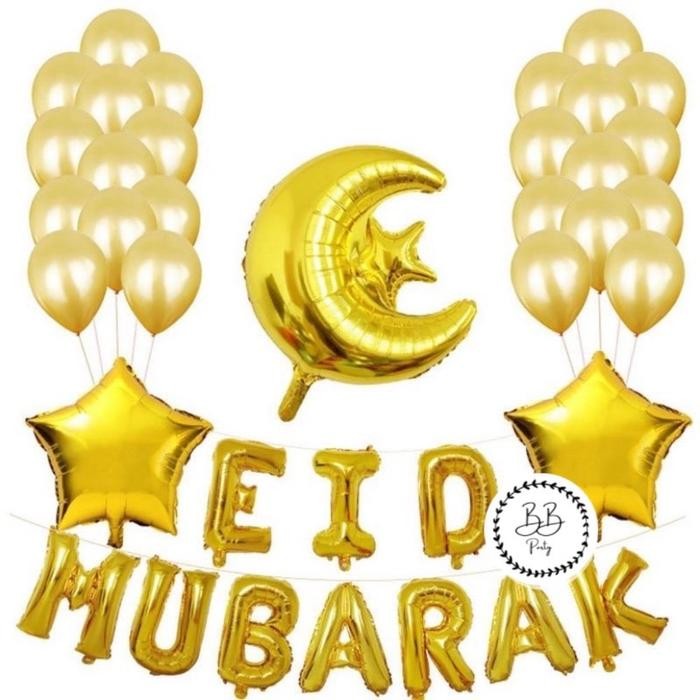 

Terlaris PAKET DEKORASI BALON EID MUBARAK / BALON SET LEBARAN IDUL FITRI GOLD SALE