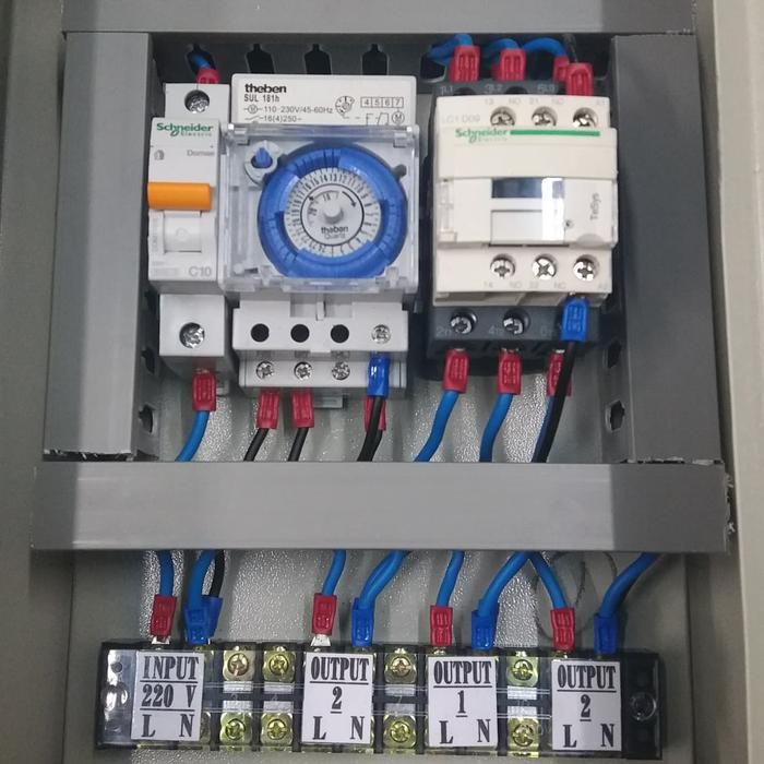 TERLARIS panel otomatis lampu timer 24jam/panel otomatis timer 24jam