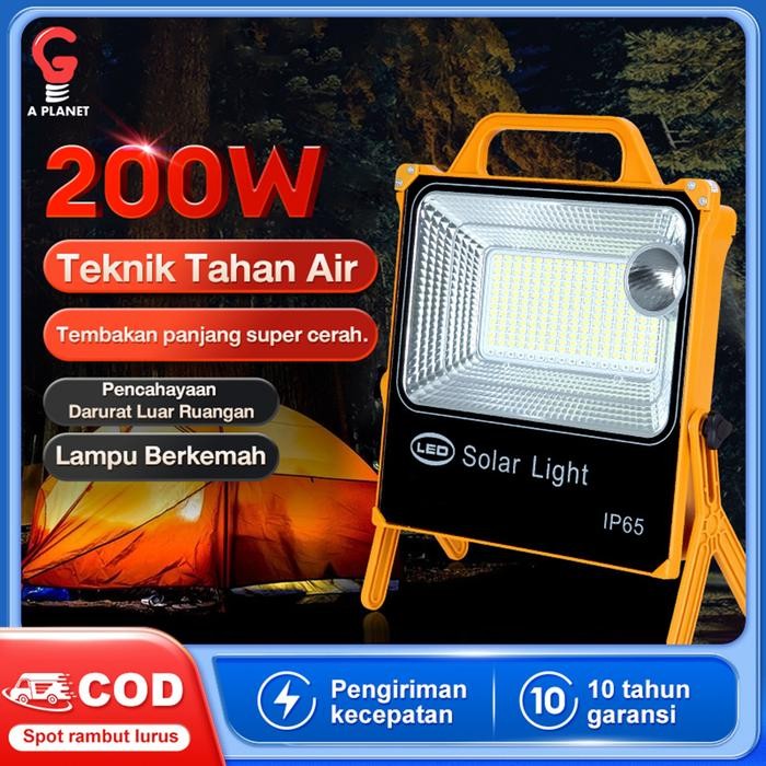 TERLARIS Lampu tenaga surya 300W Sumber Daya Listrik Tenaga Surya Panel Surya Profesional untuk