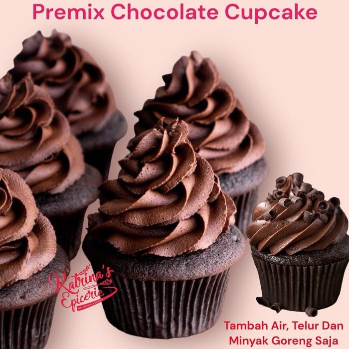 

Vanilla.storee Premix Chocolate Cupcake 500 Gram Tepung Instant Rasa Cokelat