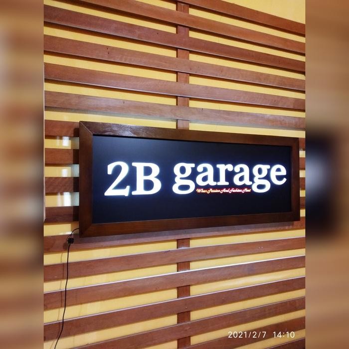 

Bisa Termin! Papan Nama Kayu Acrylic Backlit