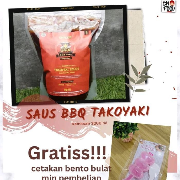 

DN FOOD Saus BBQ Takoyaki 2000ml Halal Instan Kemasan Besar - Kecap, Sauce