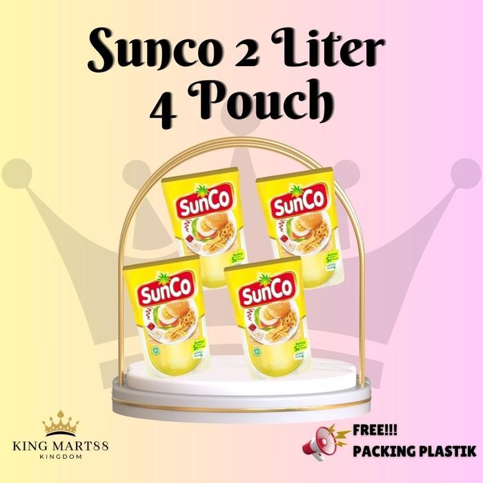 

MINYAK SUNCO 2 LITER ISI 4 POUCH