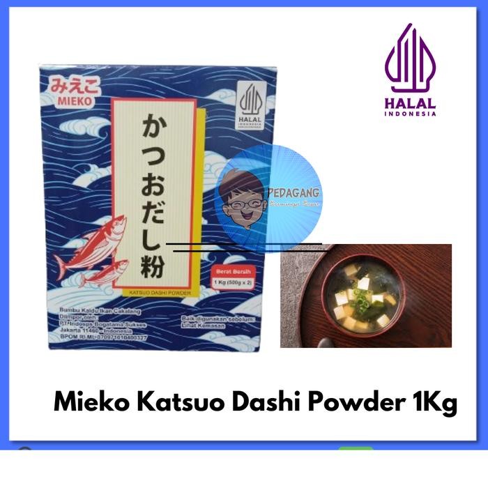 

Mieko Katsuo Dashi Powder 1 Kg I Marutomo Hondashi Kaldu Ikan HALAL