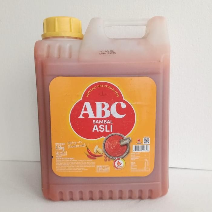 

ABC SAUS SAMBAL ASLI GALON/JERIGEN