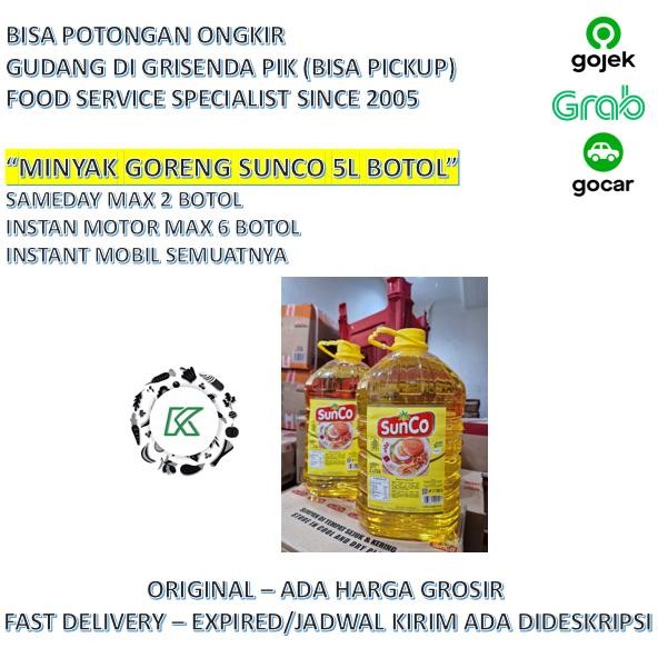 

Sunco Minyak Goreng 5L Kemasan Botol Plastik MURMER