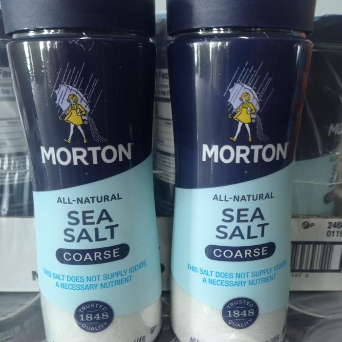 

Morton Sea Salt Coarse 500gr/Garam import Usa
