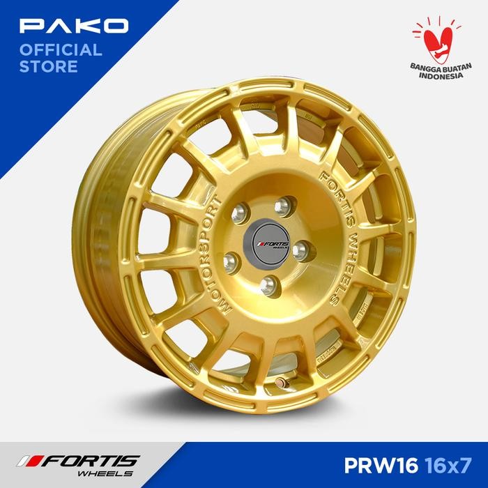 Ready Velg Mobil Fortis Wheels PRW Type 1 Ring 16 - Pako Wheels